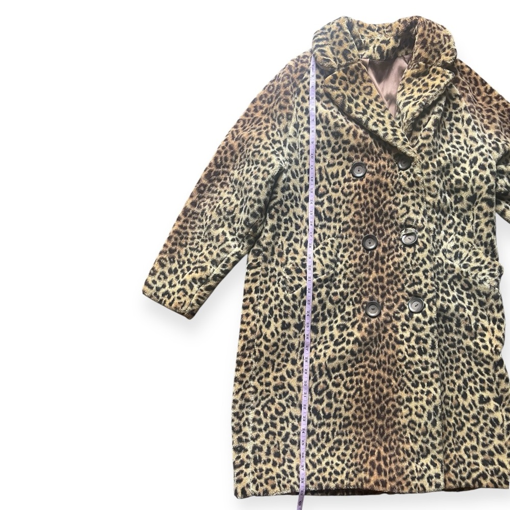 SOLD VTG Mid Century 50s 60s Leopard Print Women's Coat - Picture 8 of 13